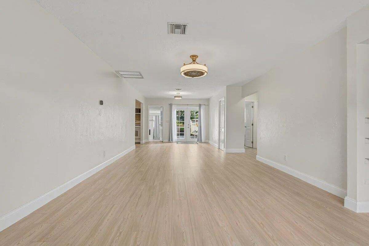 View from front door Living/Dining room