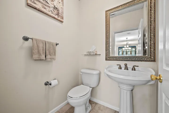 downstairs half bath