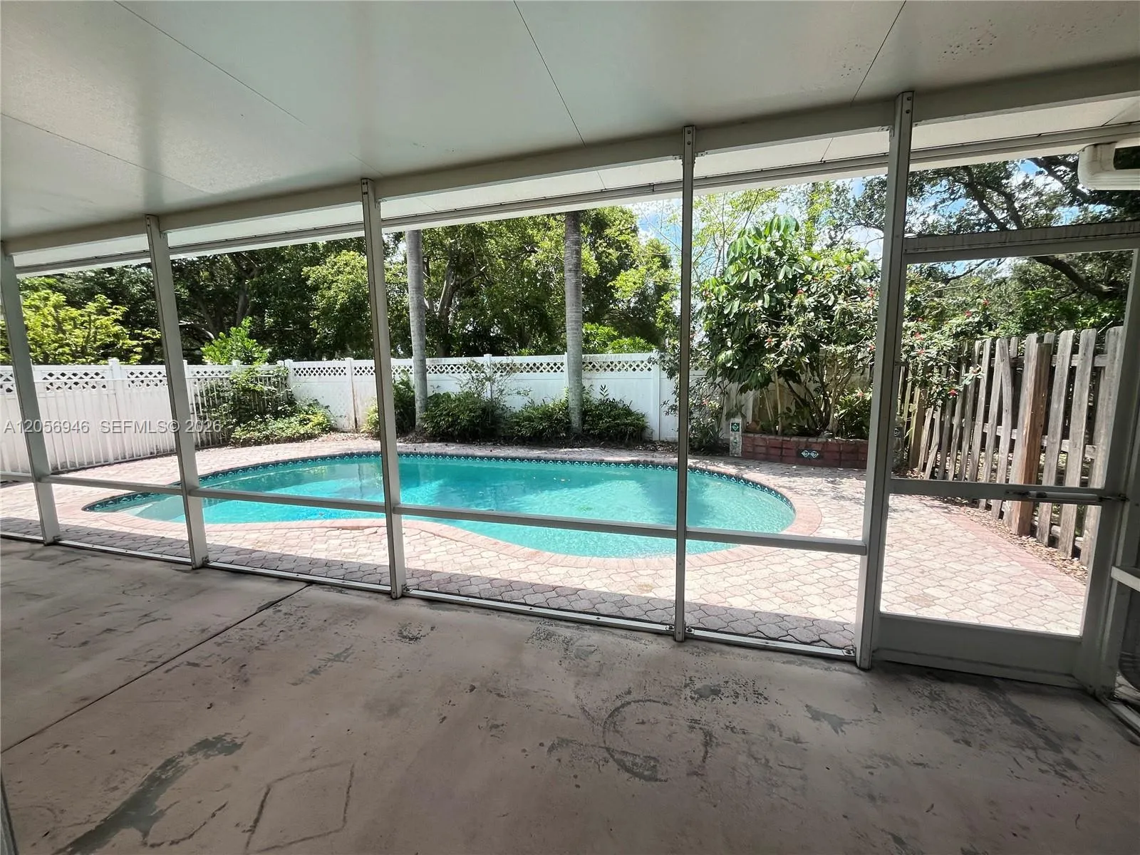 Back screen porch