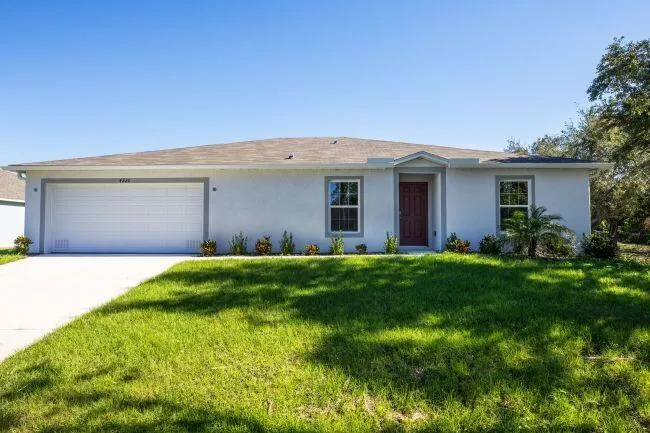 Model home - actual features may vary.