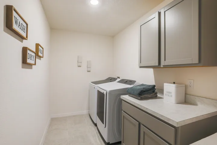 Model home - actual features may vary.