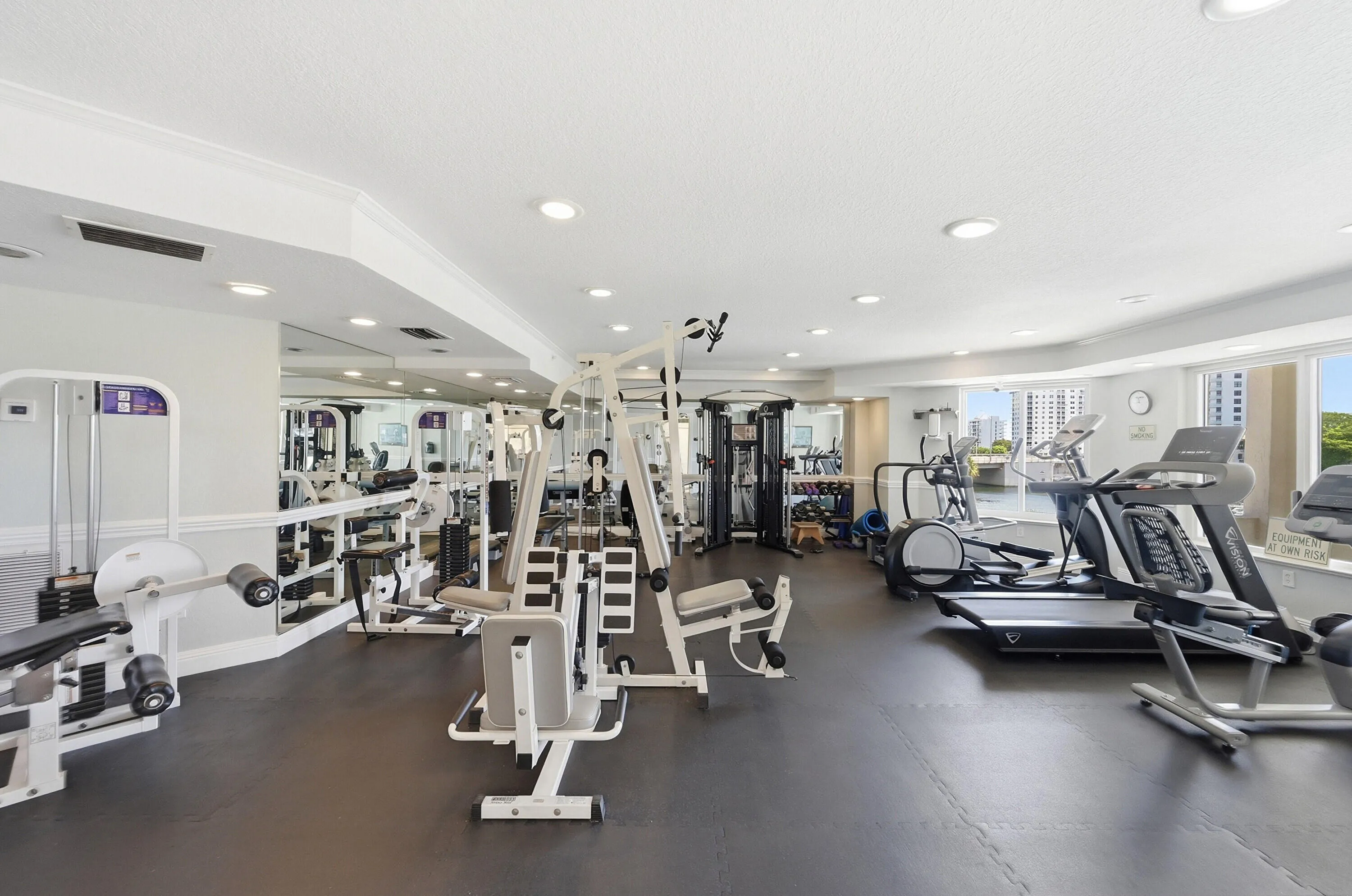 Gym overlooking Intracoastal
