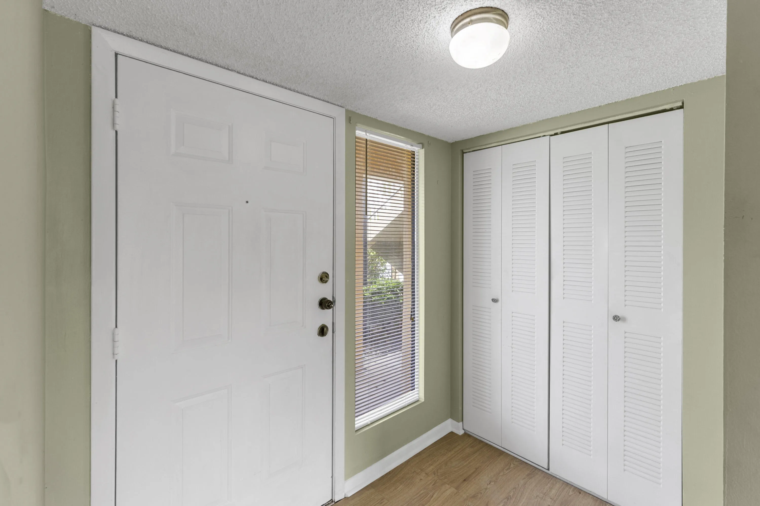Entry has a large coat closet as you walk in - great for all kinds of storage