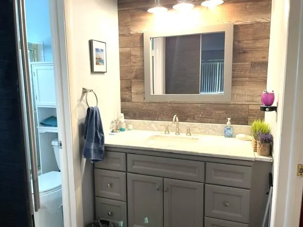 Updated master bathroom vanity