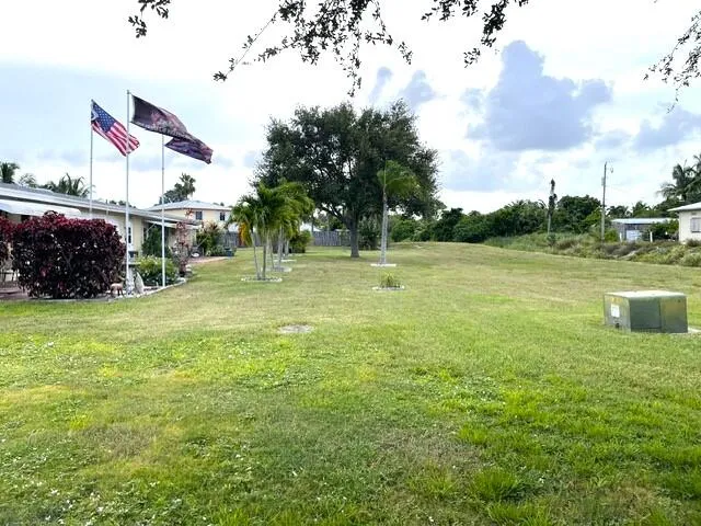 private green space in back yard