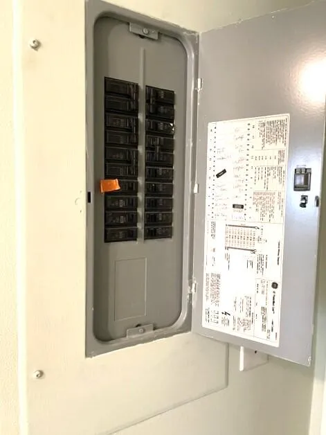 Updatd electrical panel
