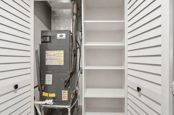 A/C with Storage Closet