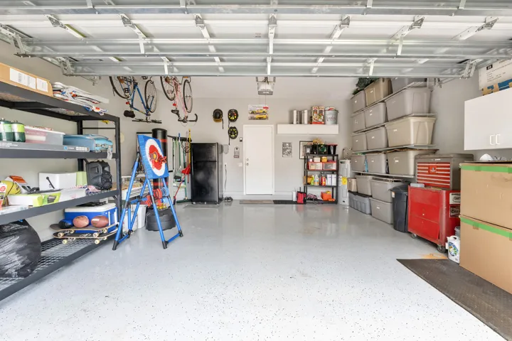 GARAGE WITH STORAGE.