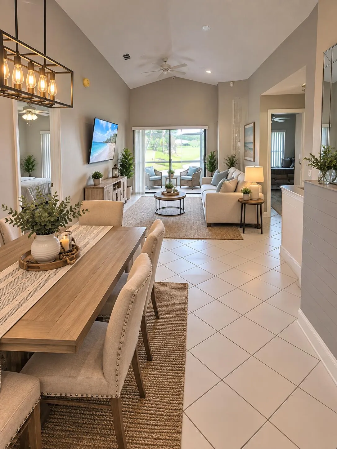 STAGED DINING / LIVING AREA