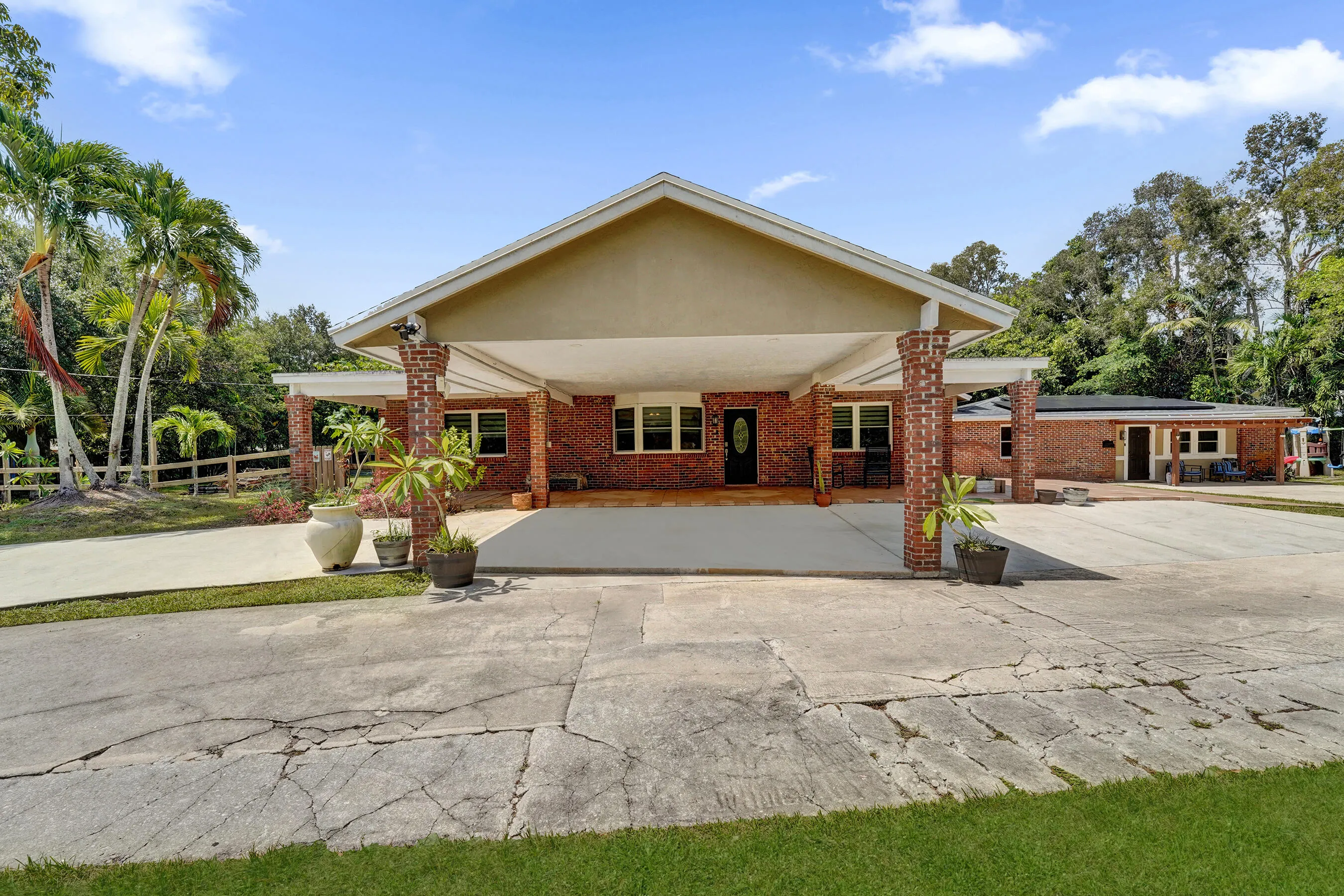 Beautiful brick exterior