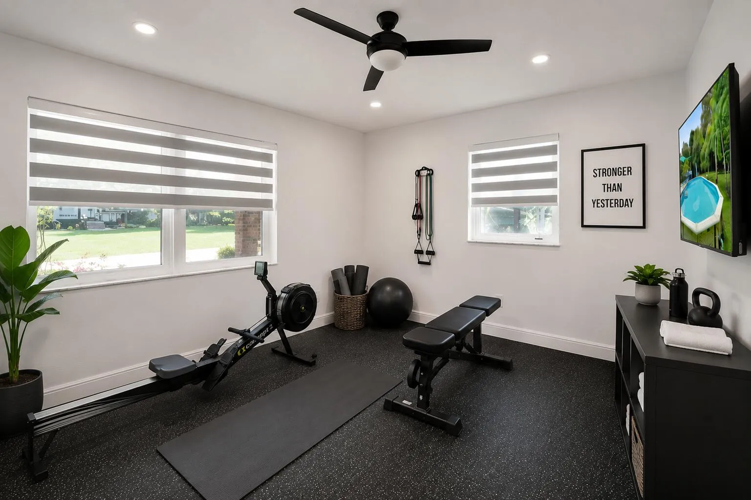 4th Bedroom- used as a home gym