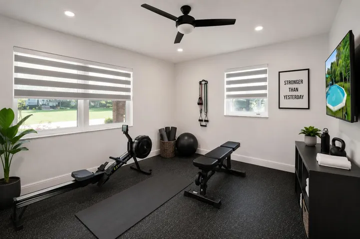 4th Bedroom- used as a home gym