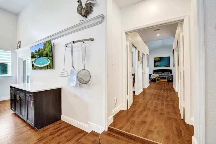 Double door entry into the primary suite