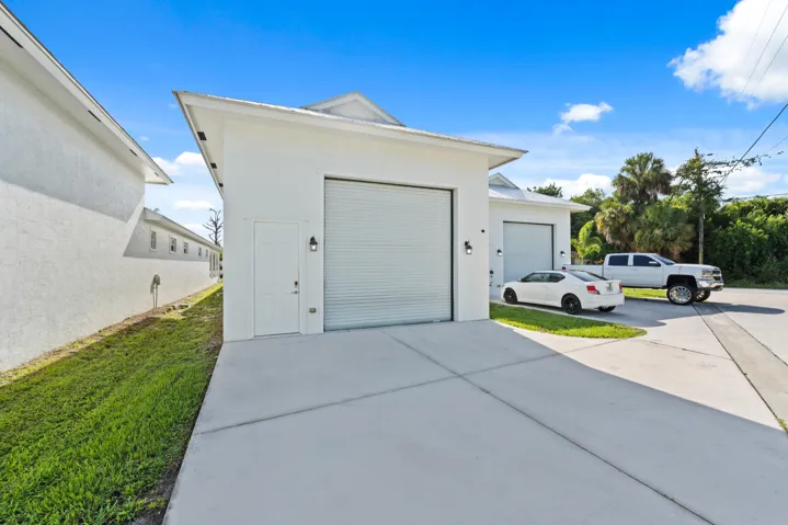 Attached garage