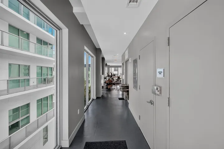 Walkway to gym