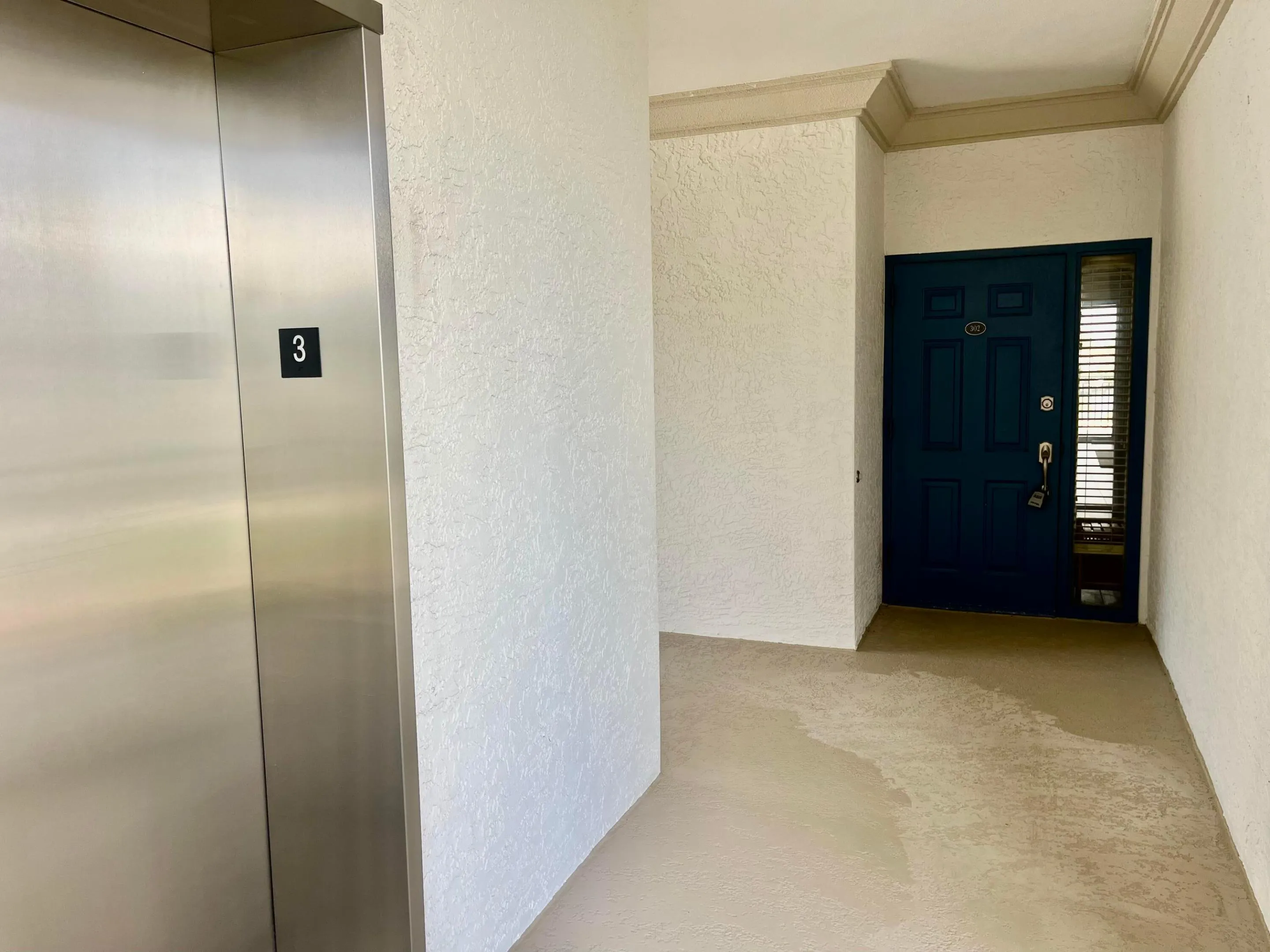 Front door to Unit