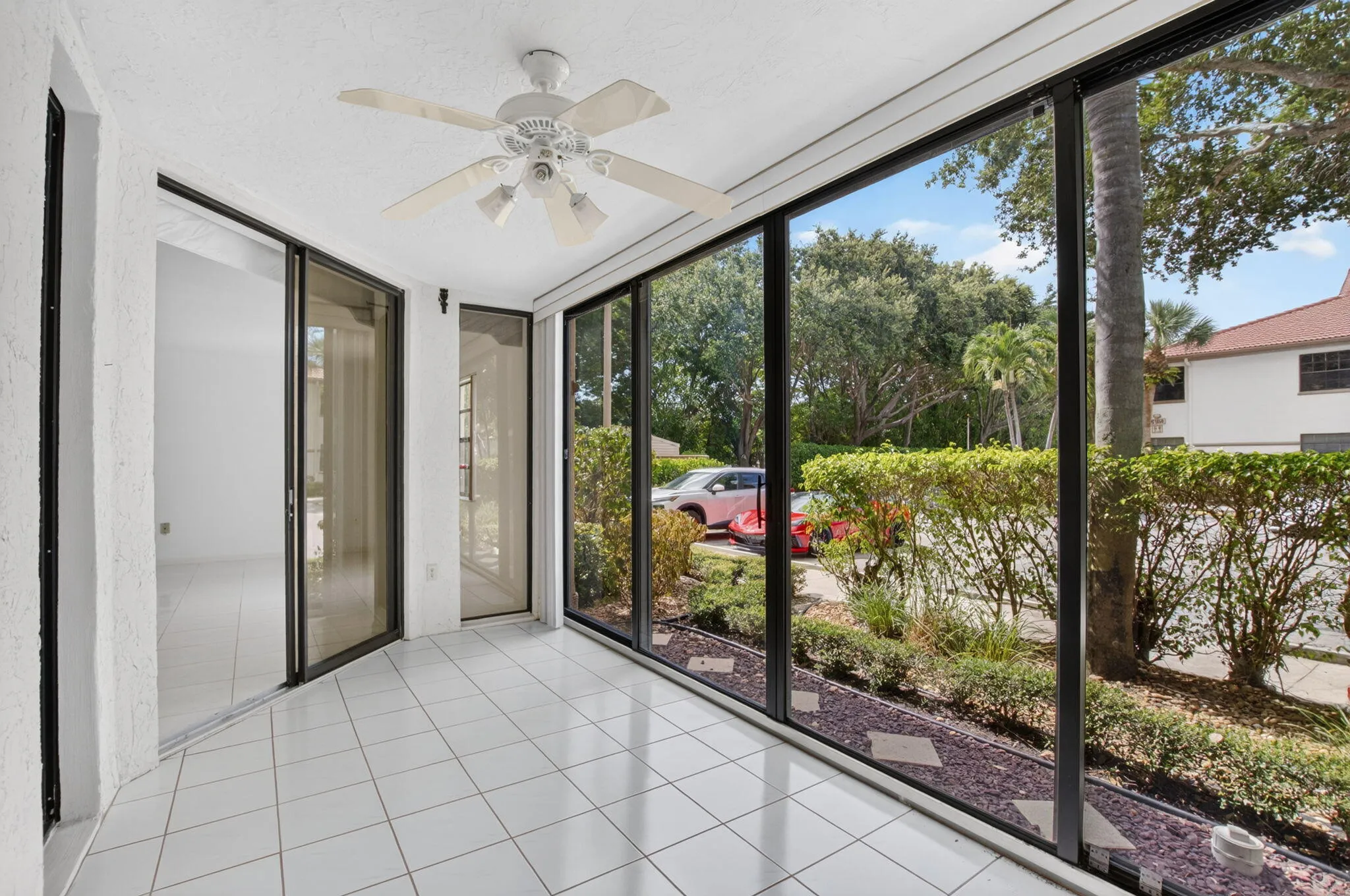 Glass-Enclosed Patio