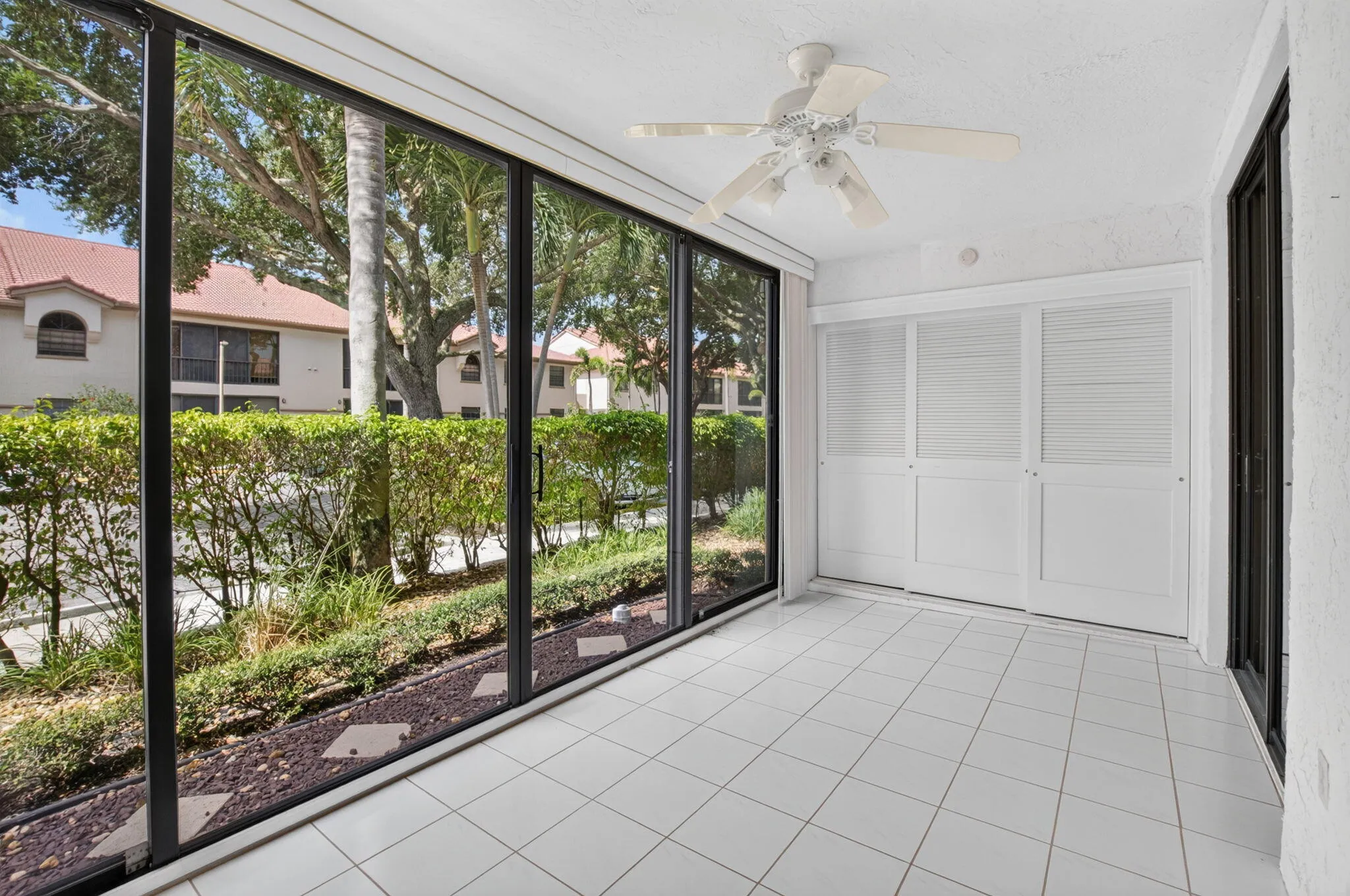 Glass-Enclosed Patio