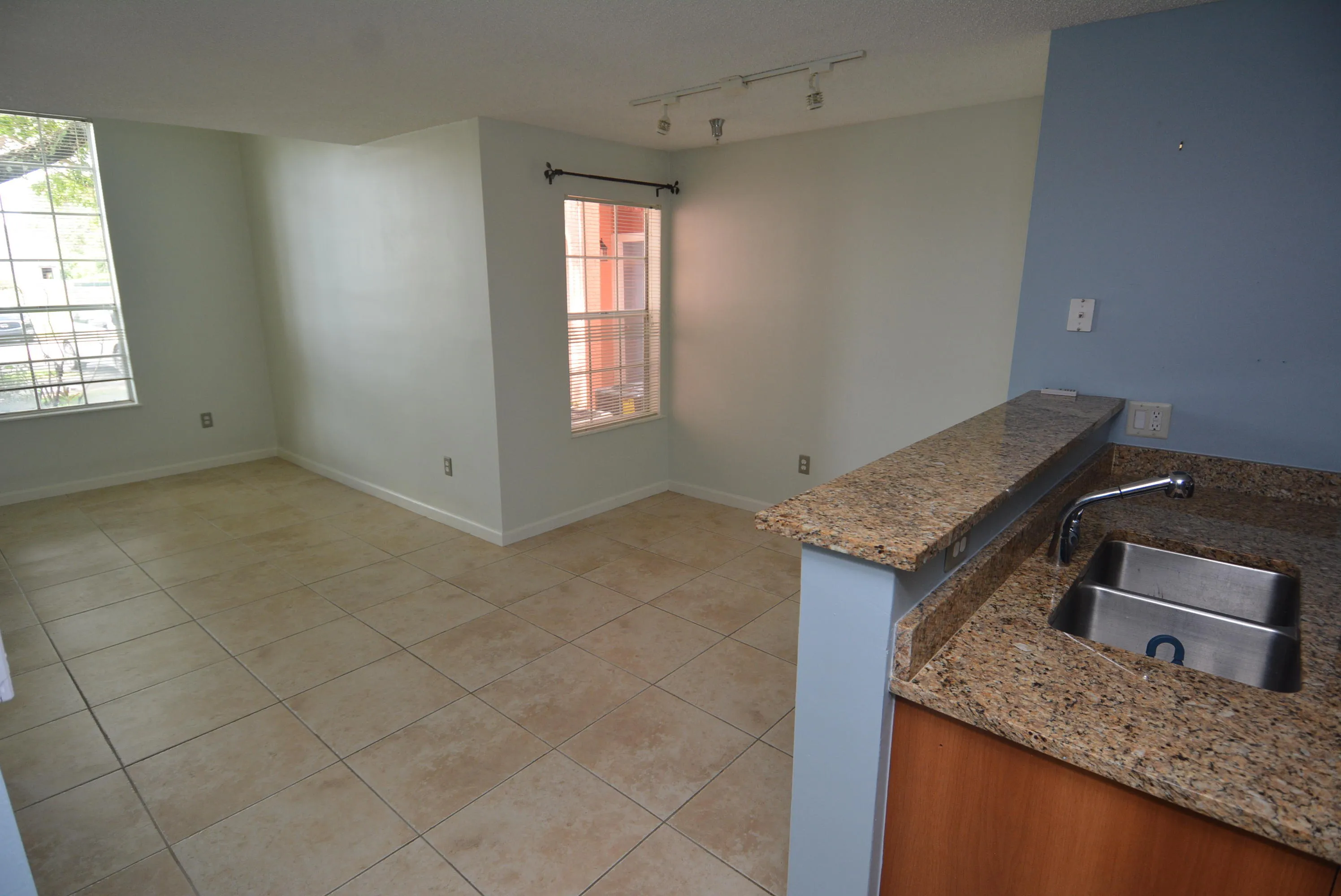 Kitchen to dining living