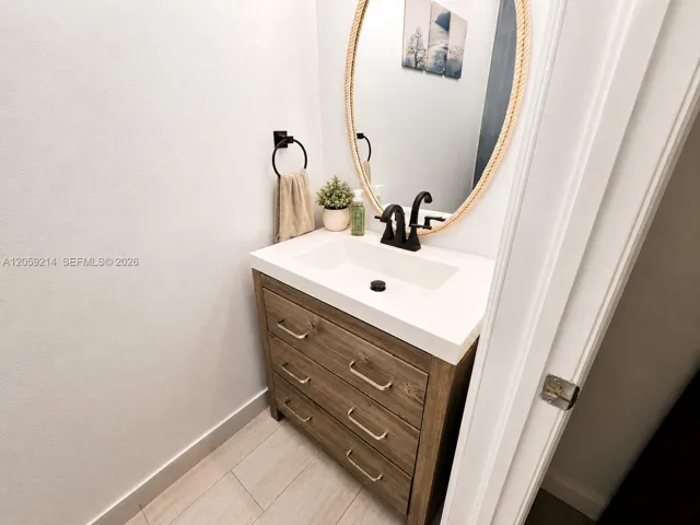 half bath first floor