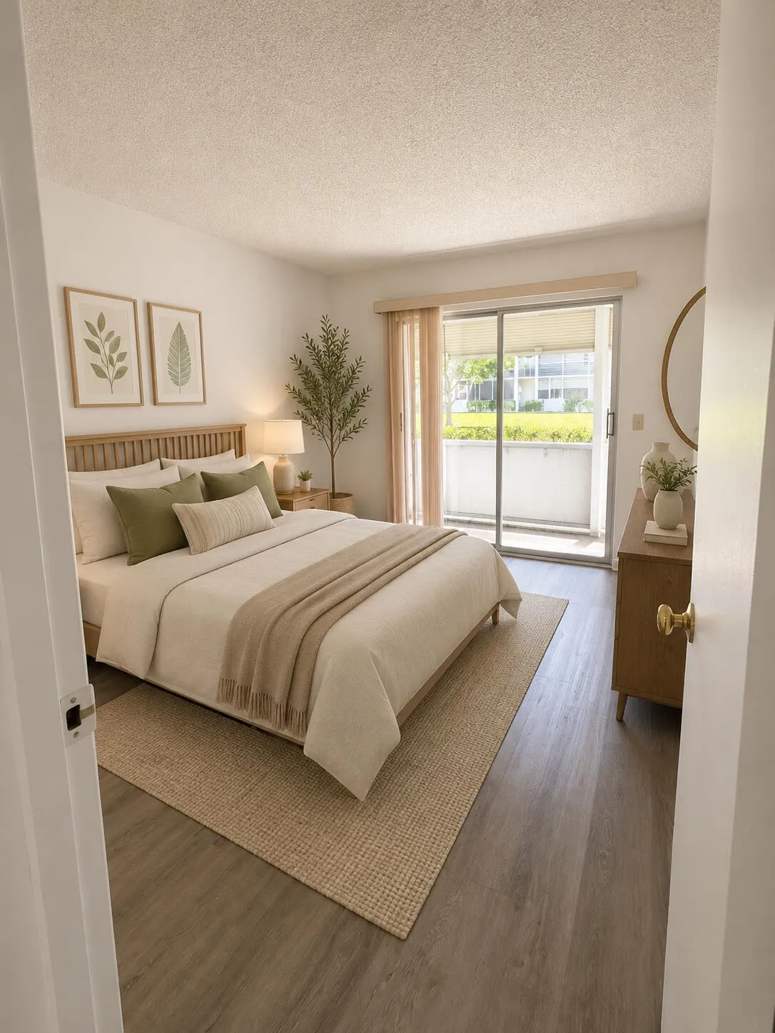 Second bedroom, virtually staged