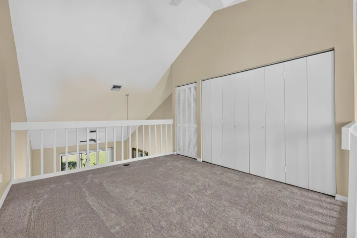 HUGE open loft perfect for a home office or second TV area.