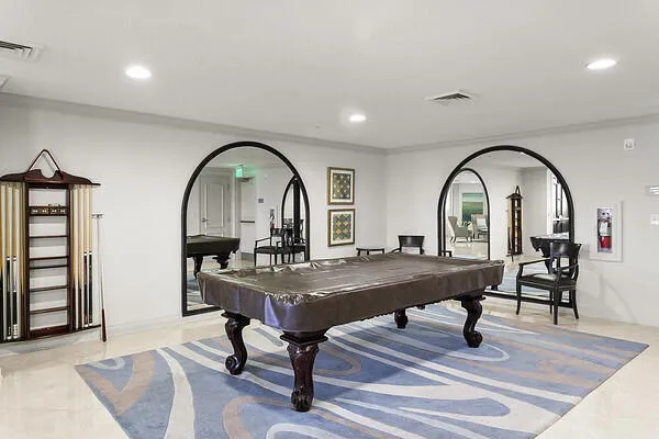 Clubroom billiards table
