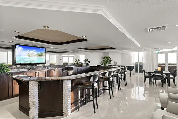 Clubroom lounge area
