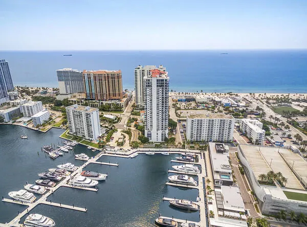 View of Las Olas Marina & Jackson Tower looking east