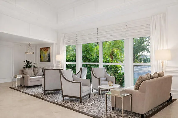 Lobby sitting area