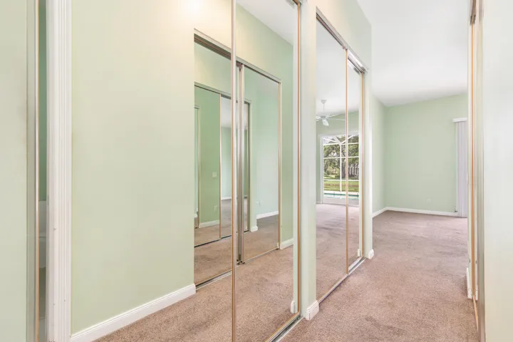 lots of closets in master bedroom Calif style