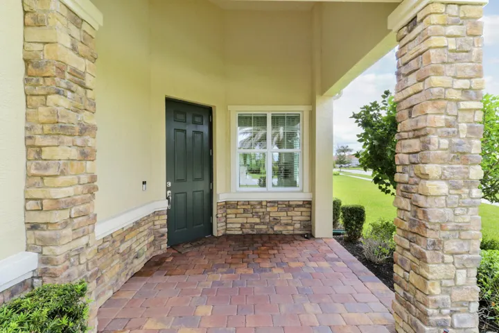 Covered Front Porch Entry