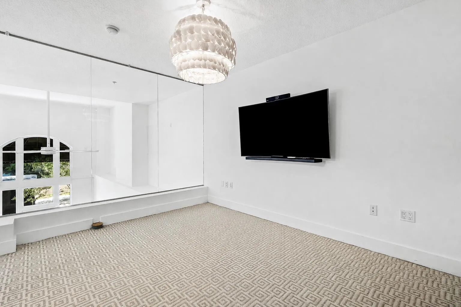 Upstairs Living Area w/ Glass Enclosure