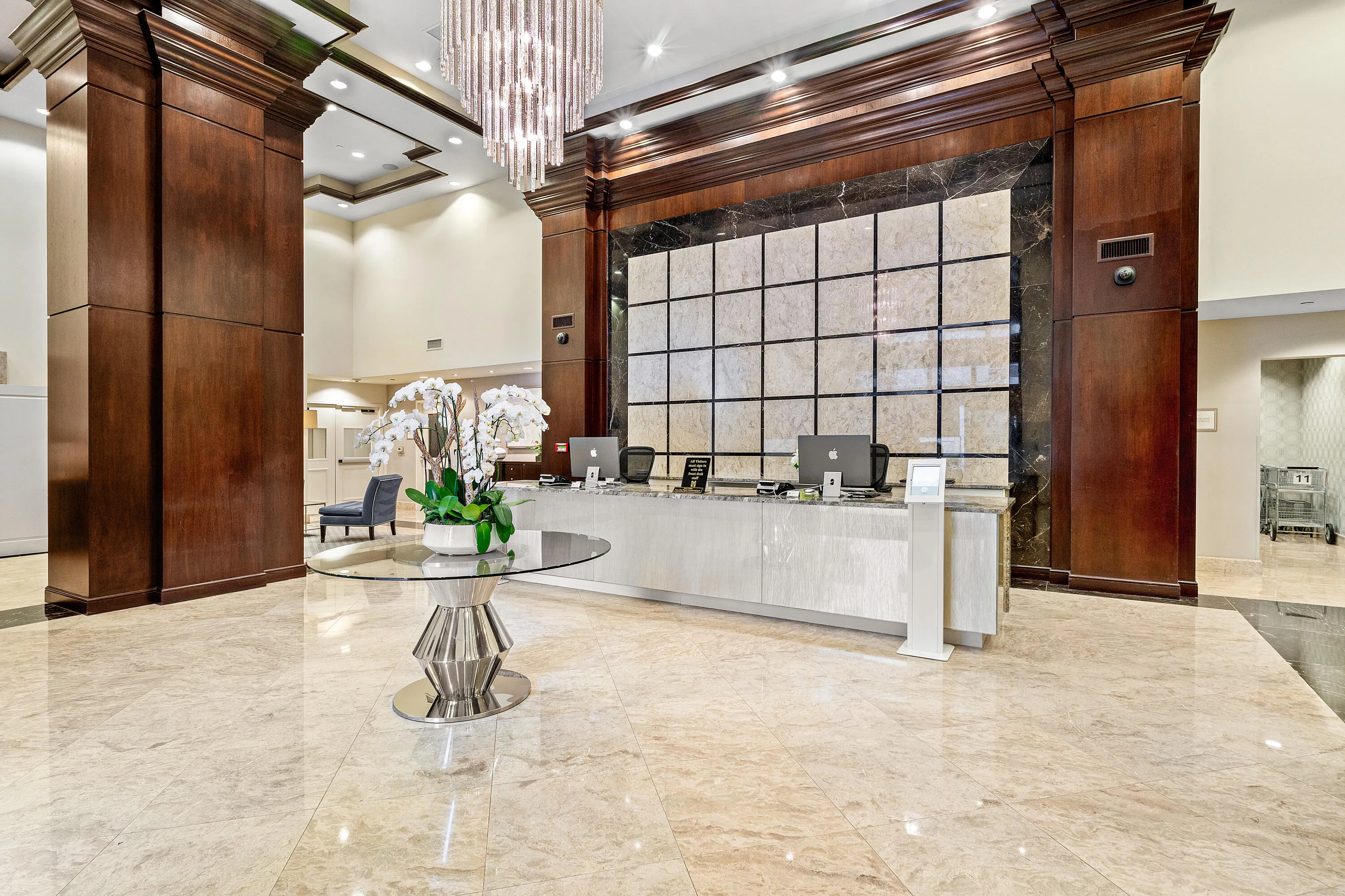 Renovated Lobby Concierge Area