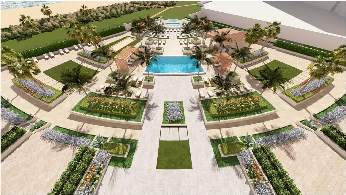 New Pool Deck Rendering