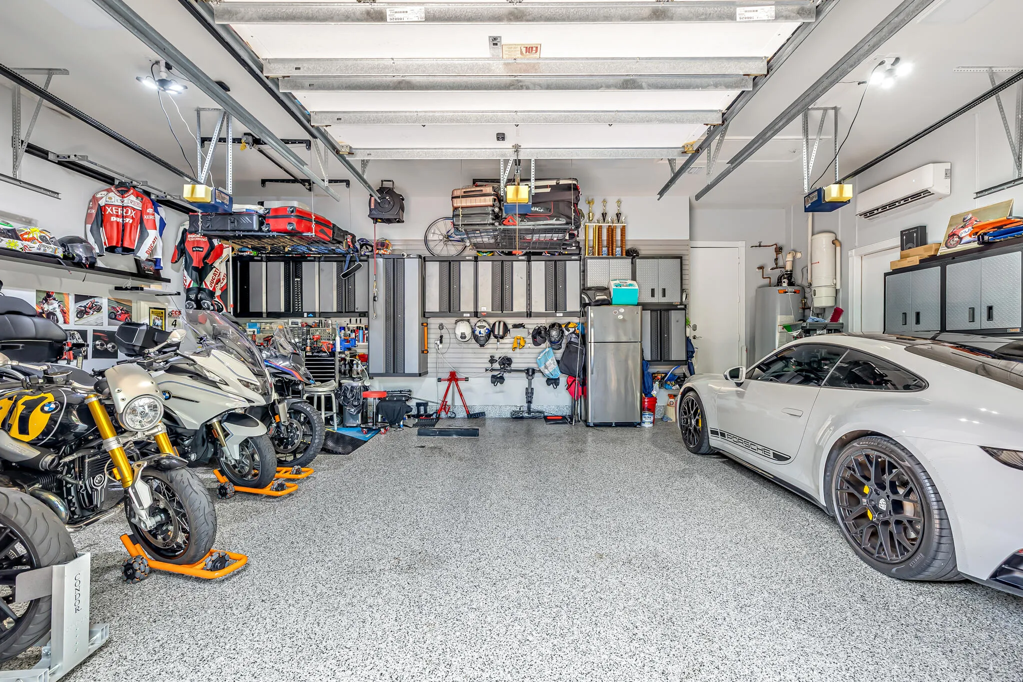 3 car garage