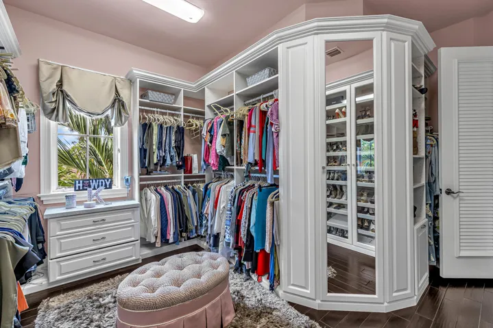 Primary walk in closet (hers)