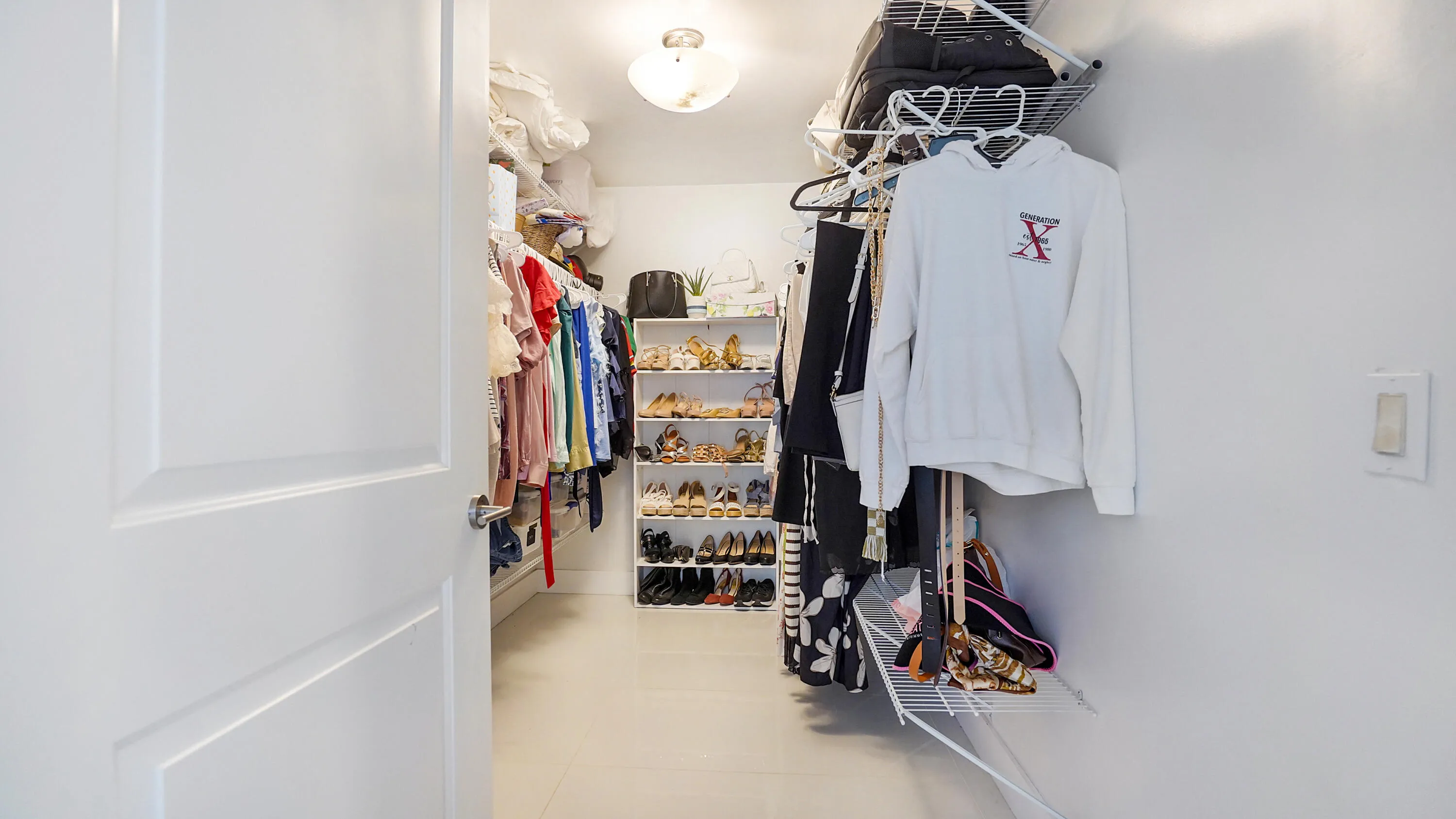 Master walk-in closet