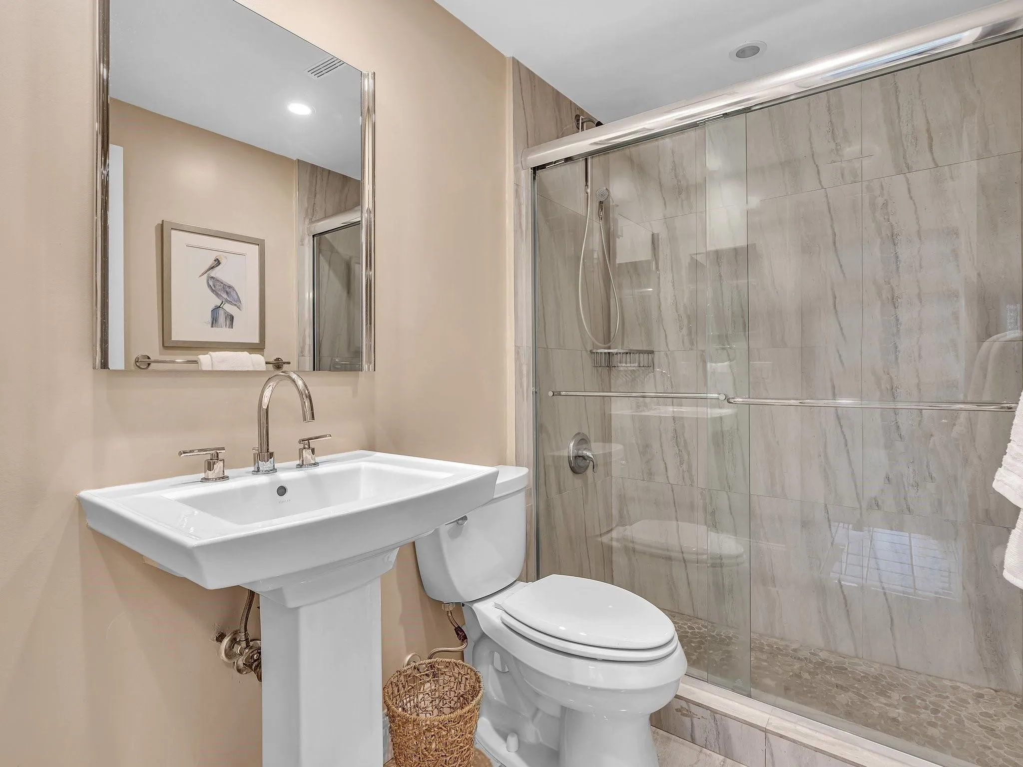 New toilet and sink