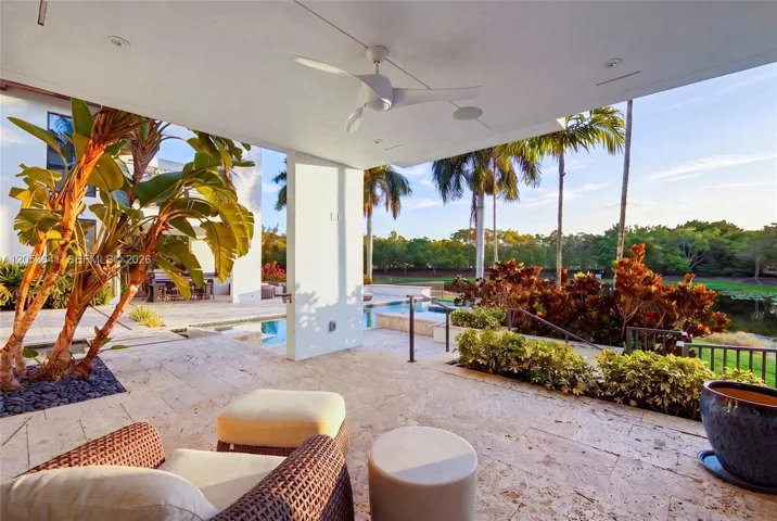 Covered patio