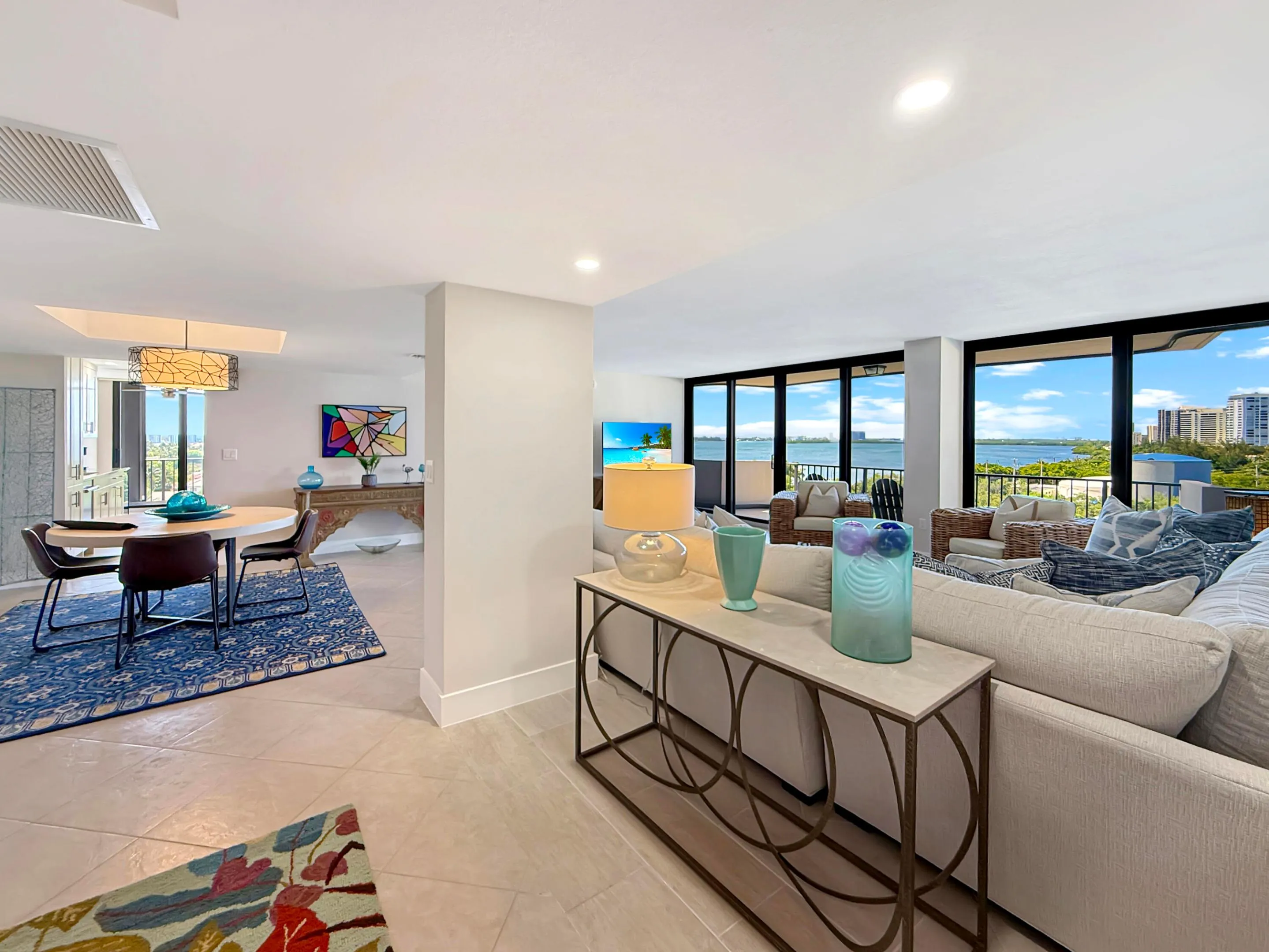 Entry into Dining and Living Room