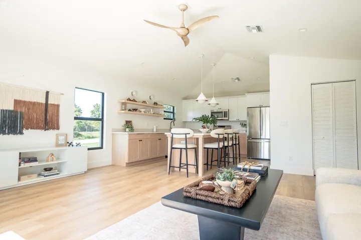 Open concept living area