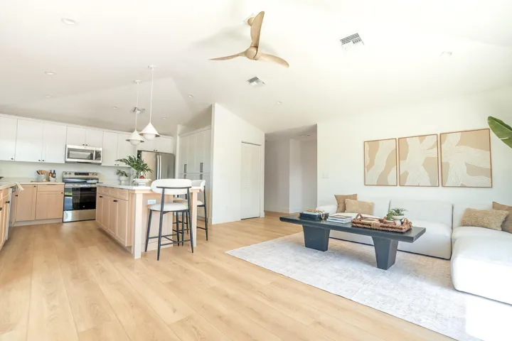 Open concept living area
