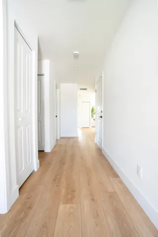 Main hallway at primary entry door