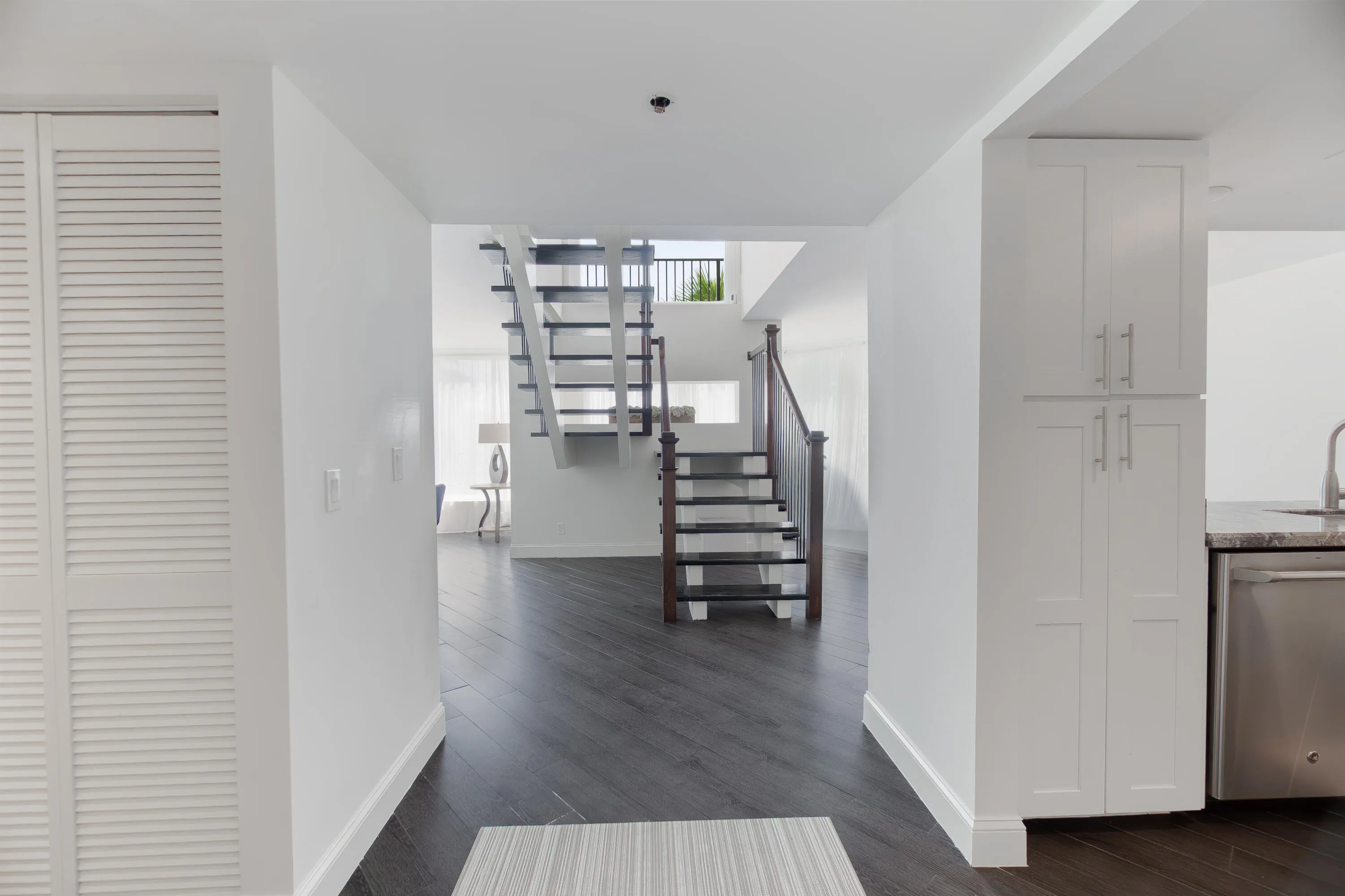 Enter to bright open space