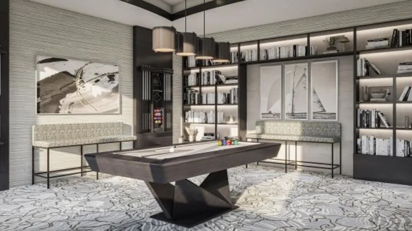 Billiard room