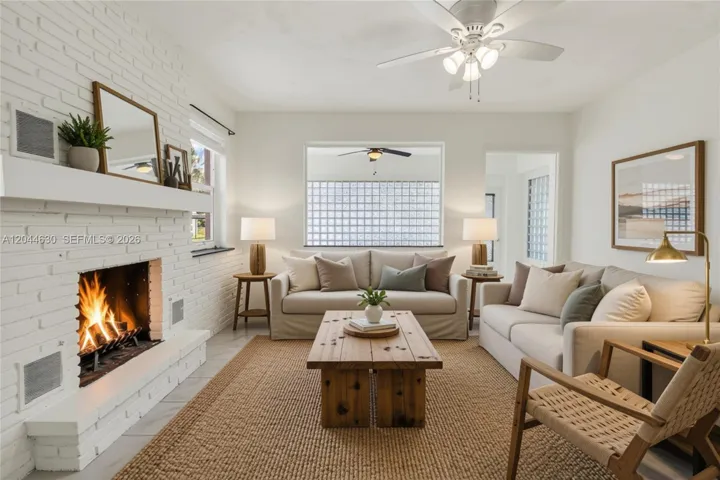 Virtually Staged Living Room