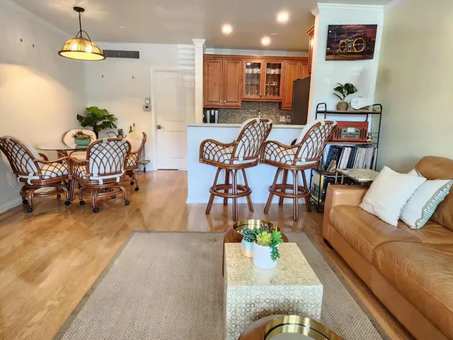 living room view