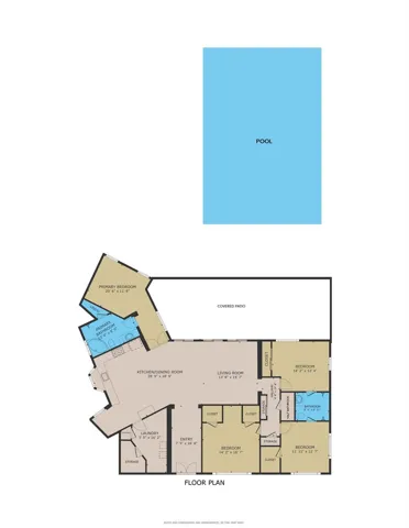 4 bedrooms, 2.5 bathrooms, 2 car attached garage, Laundry room and 15x30 heated pool with 134 ft of waterfront, dock and boat lift