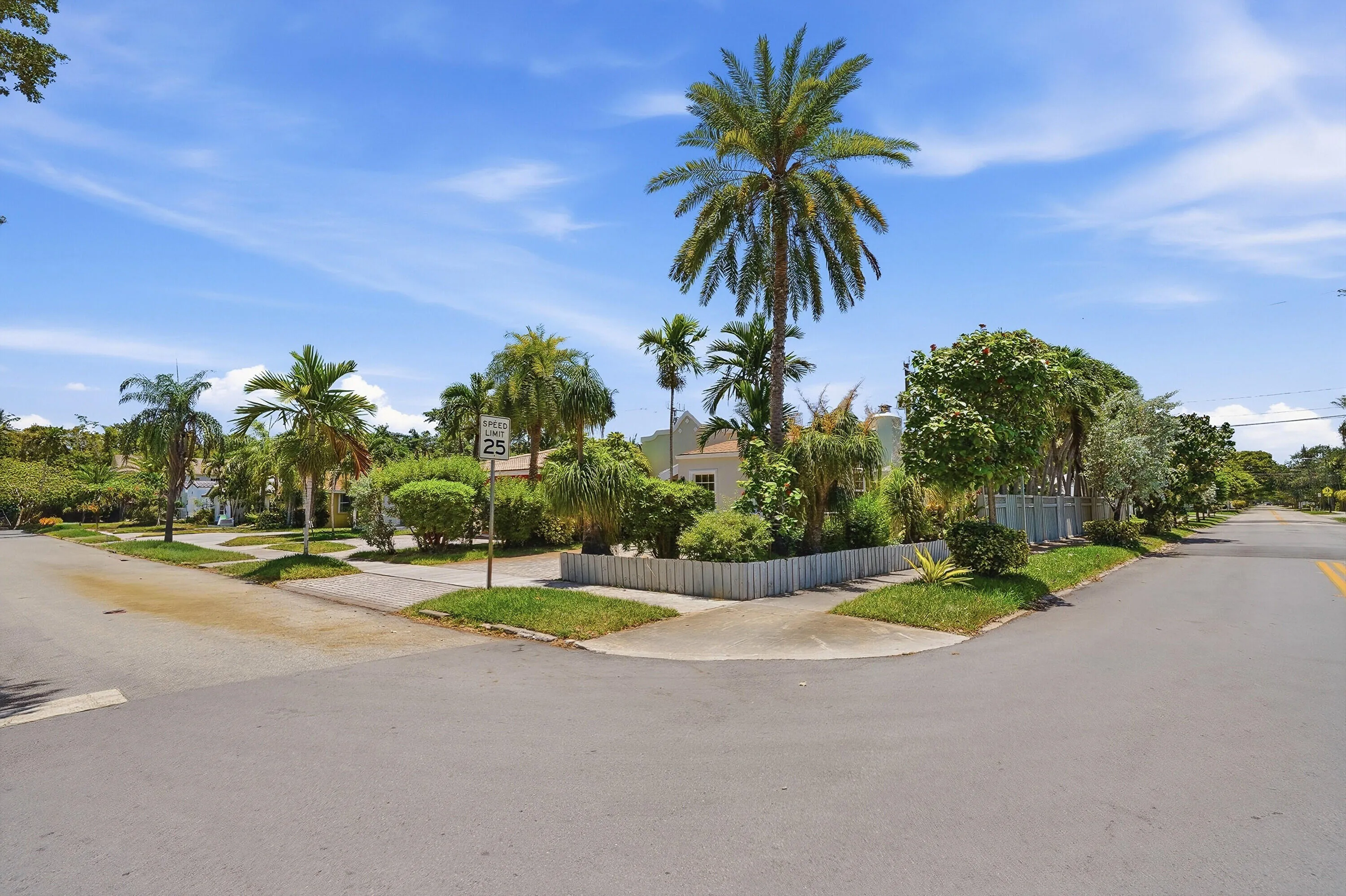 Corner lot
